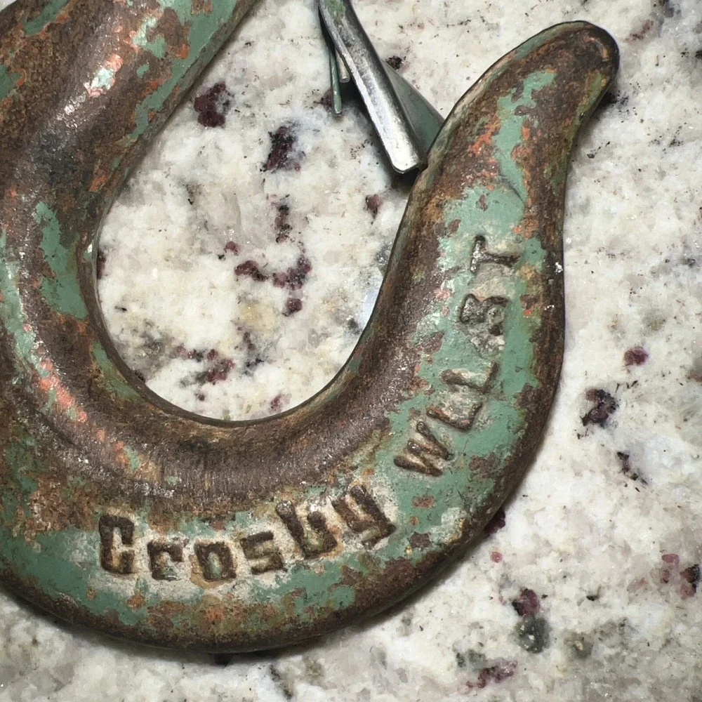 Crosby Genuine Eye‎ Slip Hook with Safety Latch 5 Ton Work Load Limit Green